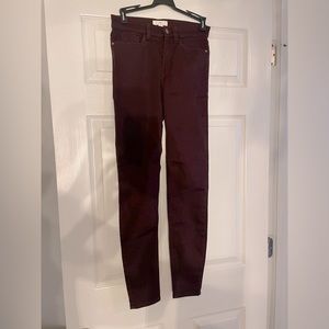 Burgundy Skinny Jeans - Bought in Budapest!